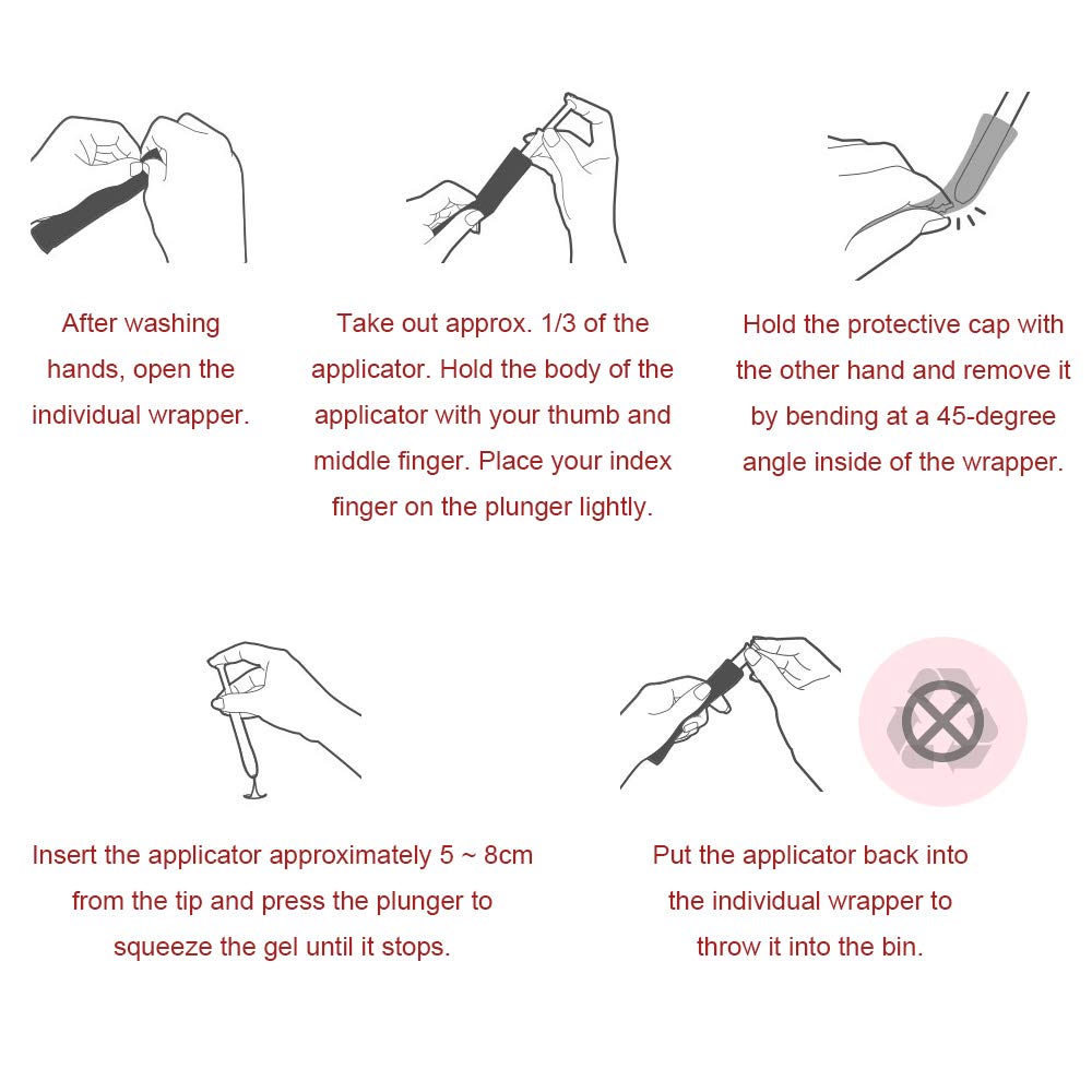 Disposable Moisturizing Gel Applicators
