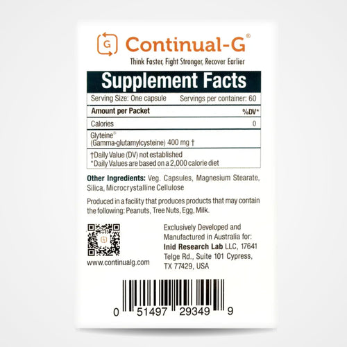CONTINUAL - G Glyteine 400 mg Capsules Parent