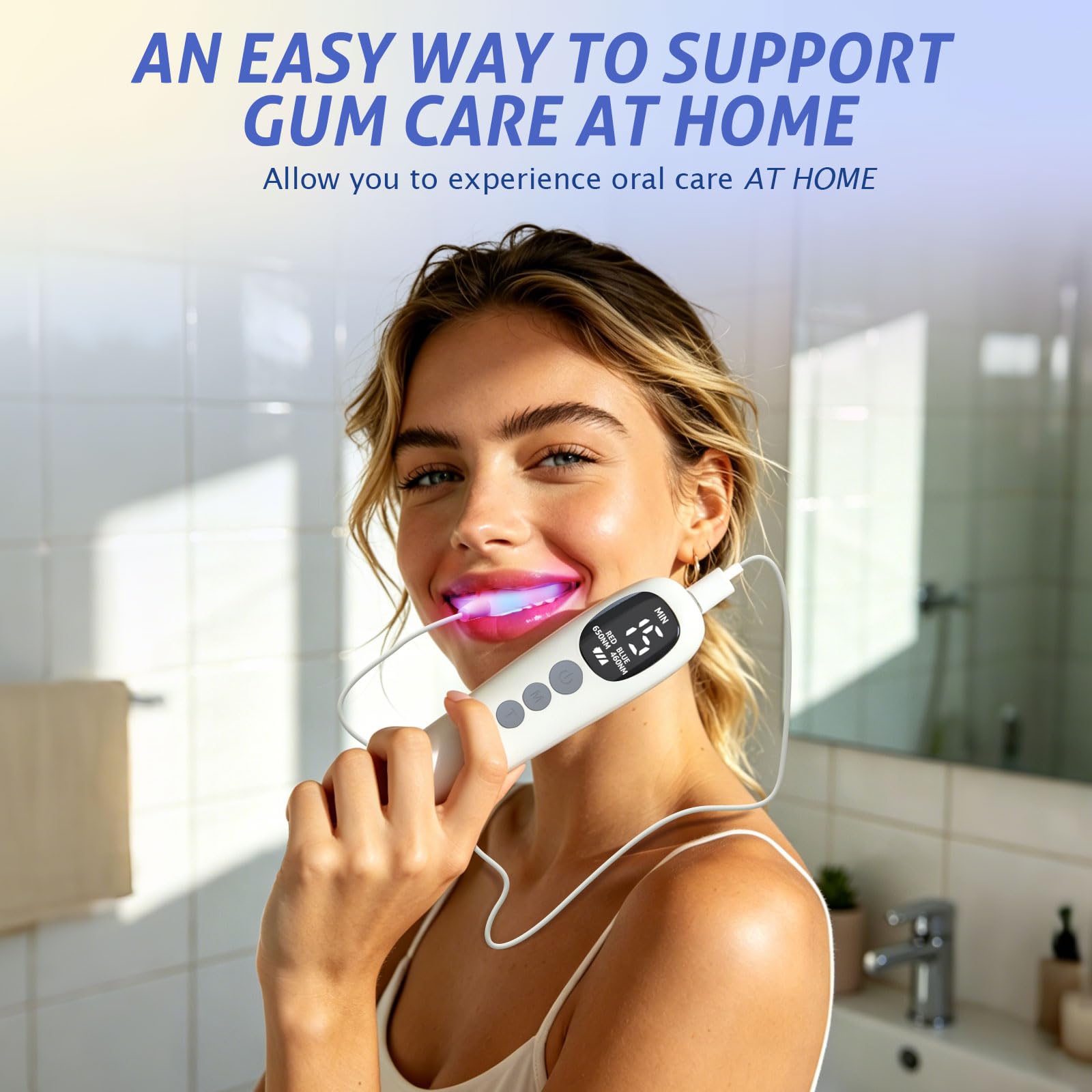 LED Red Light Therapy for Gums