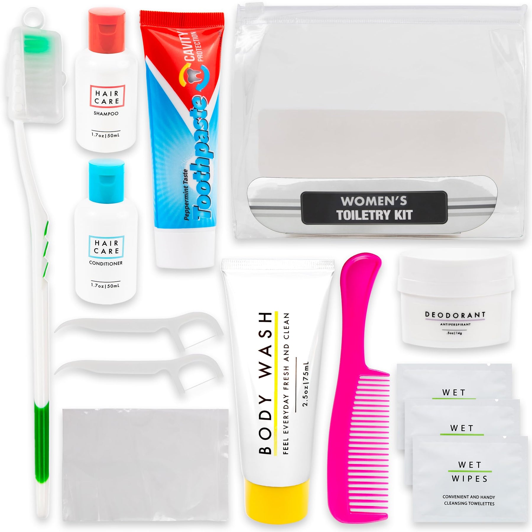 Women's Hygiene Travel Kit