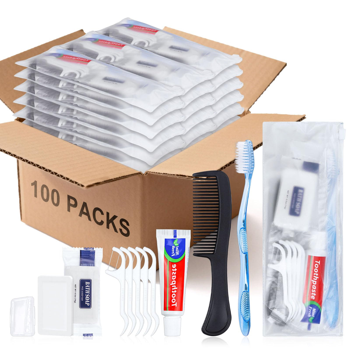 HQSLsund Personal Hygiene Kit Basic Toiletry Kits