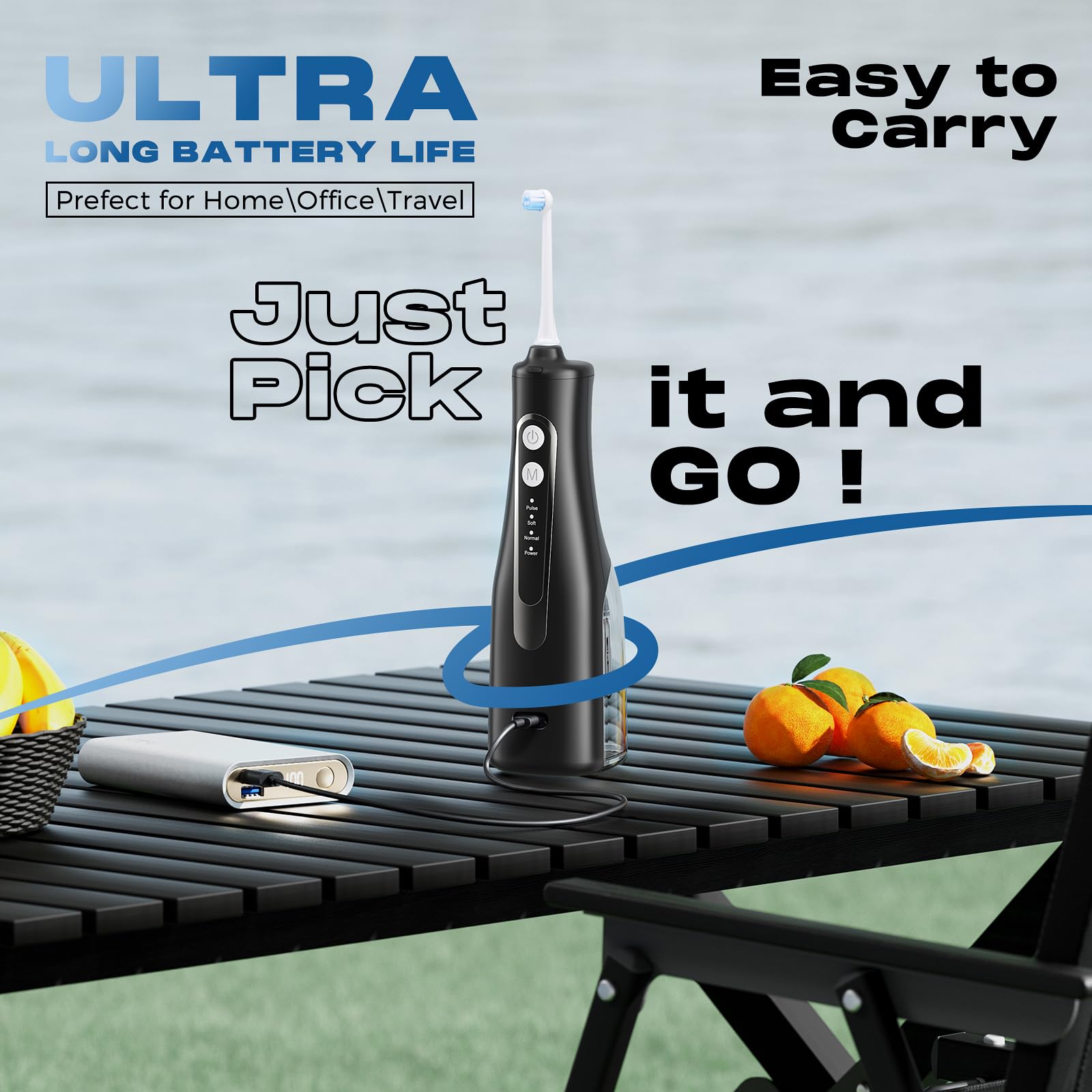 Portable Water Dental Flosser