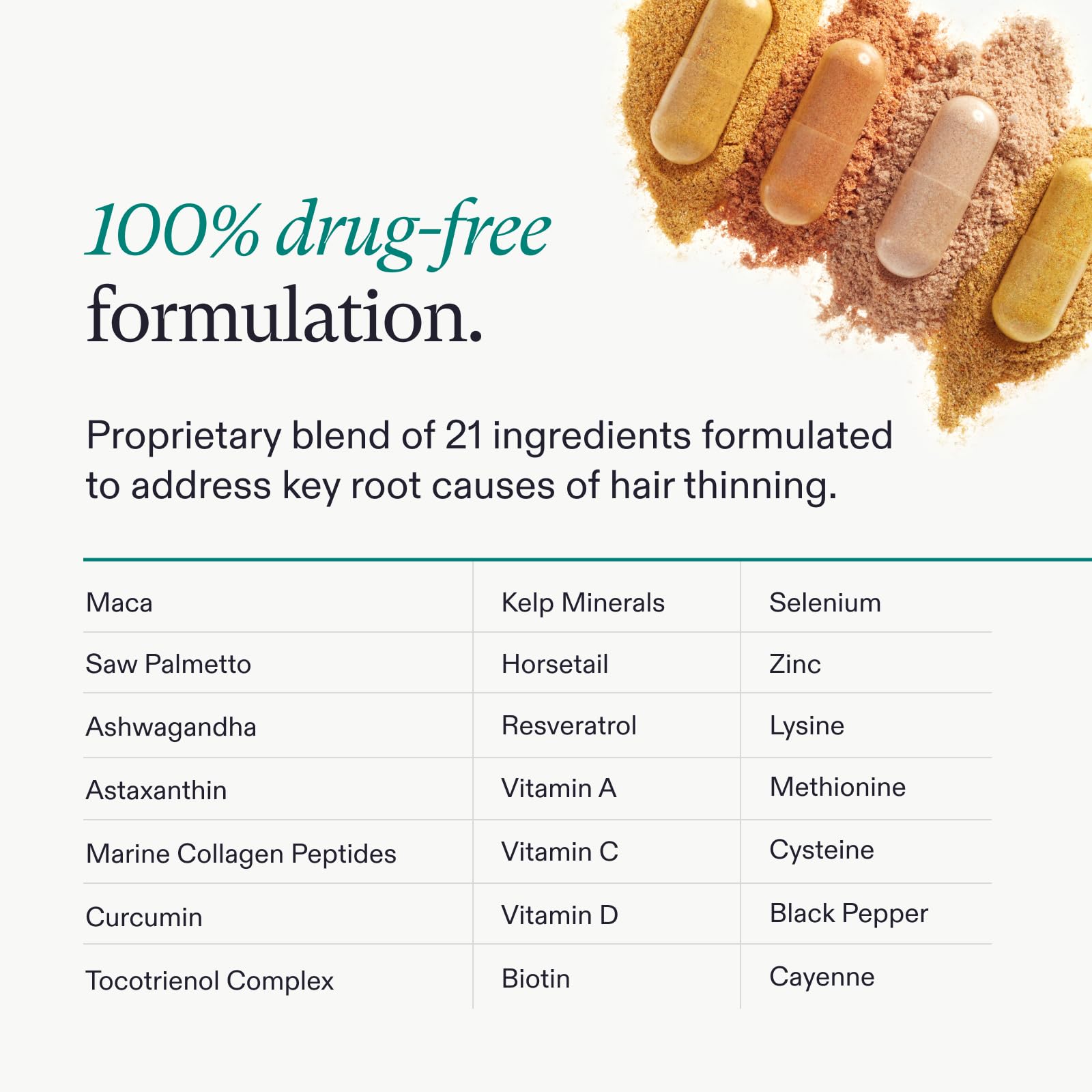 Women's Hair Growth Supplements 45+