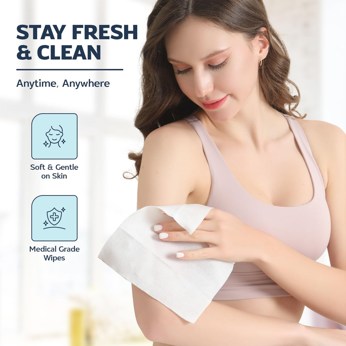 Antiseptic Bathing Wipes