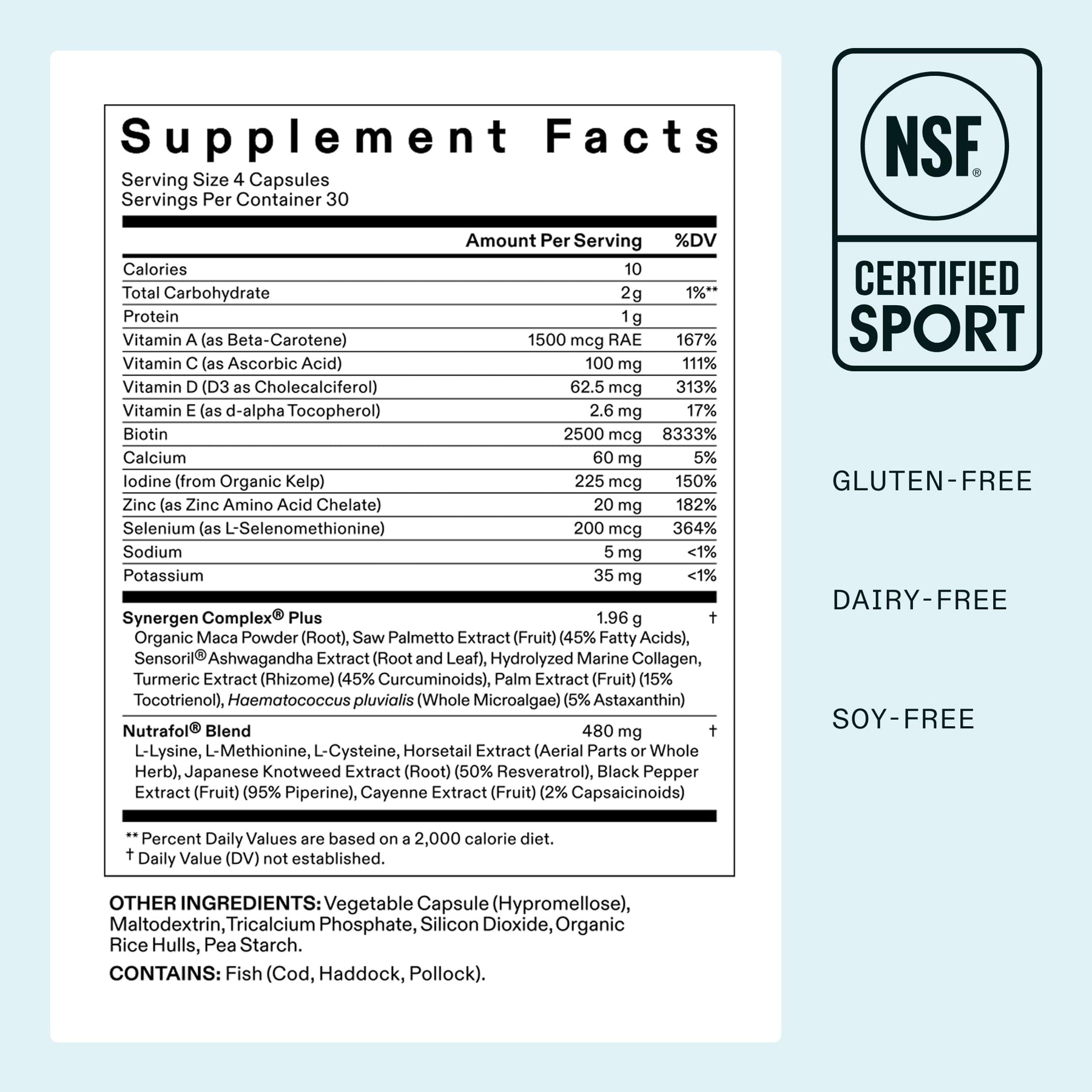 Women's Hair Growth Supplements 45+