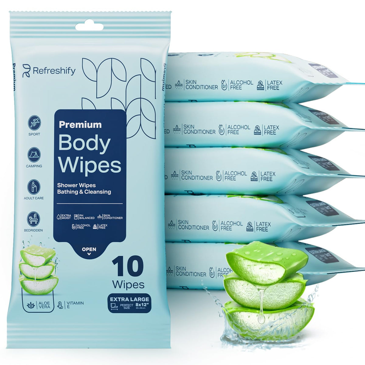 Antiseptic Bathing Wipes