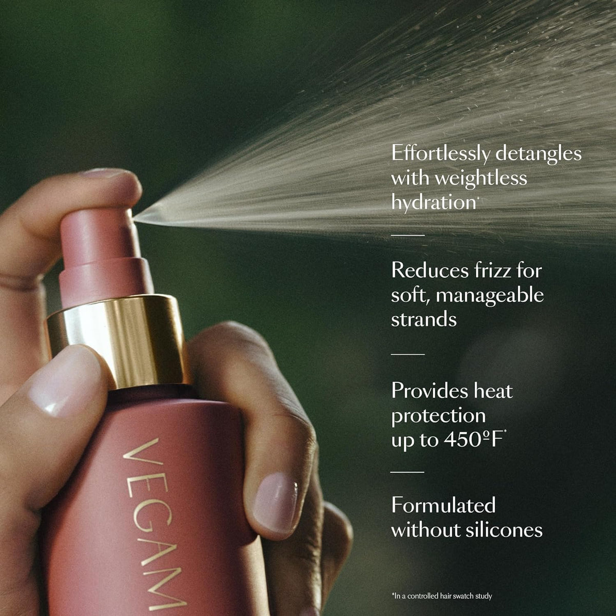 Leave-In Conditioner with Heat Protection