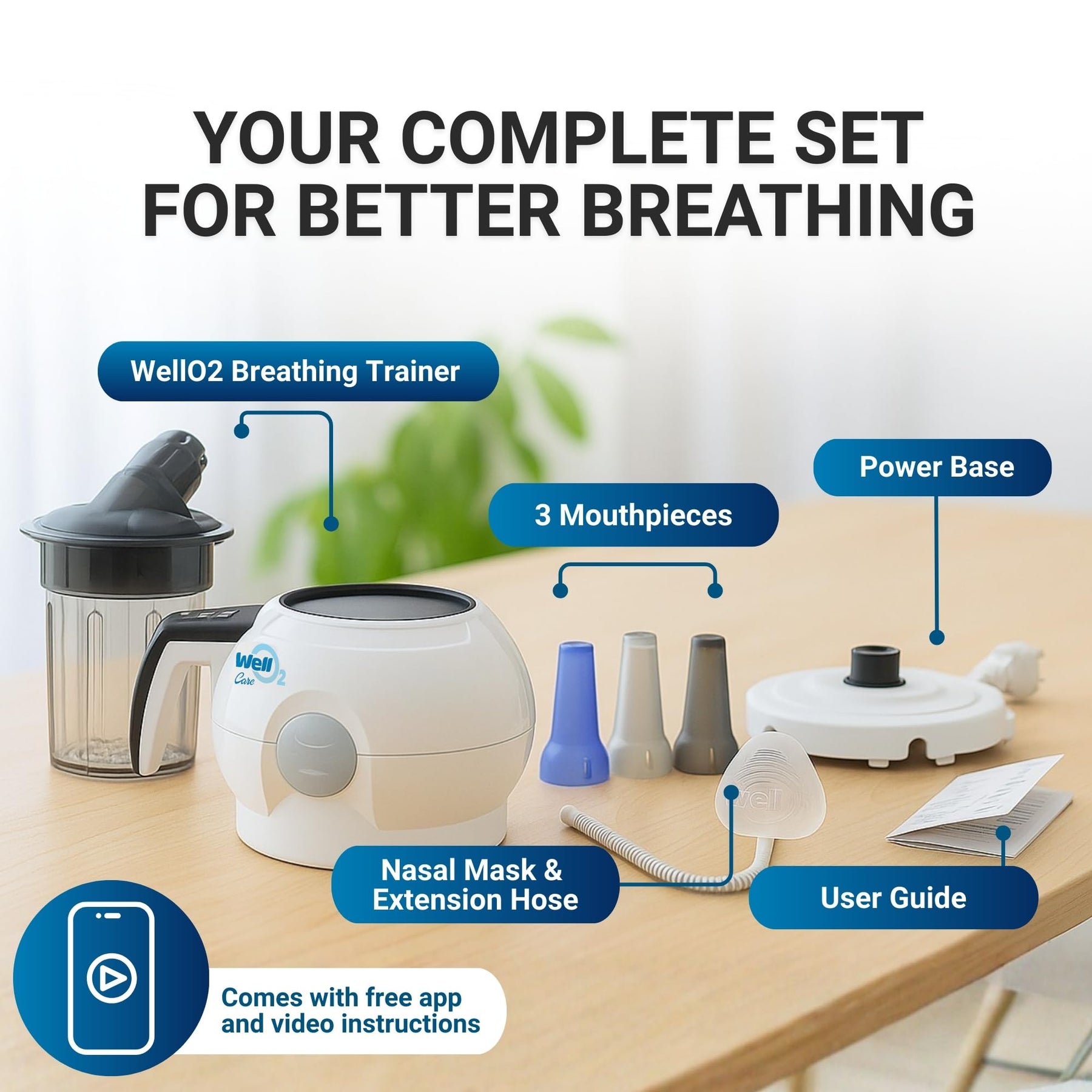 Steam Breathing Trainer Set