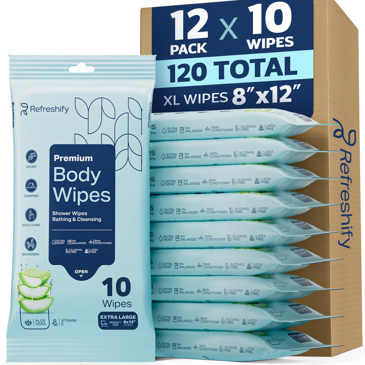 Antiseptic Bathing Wipes