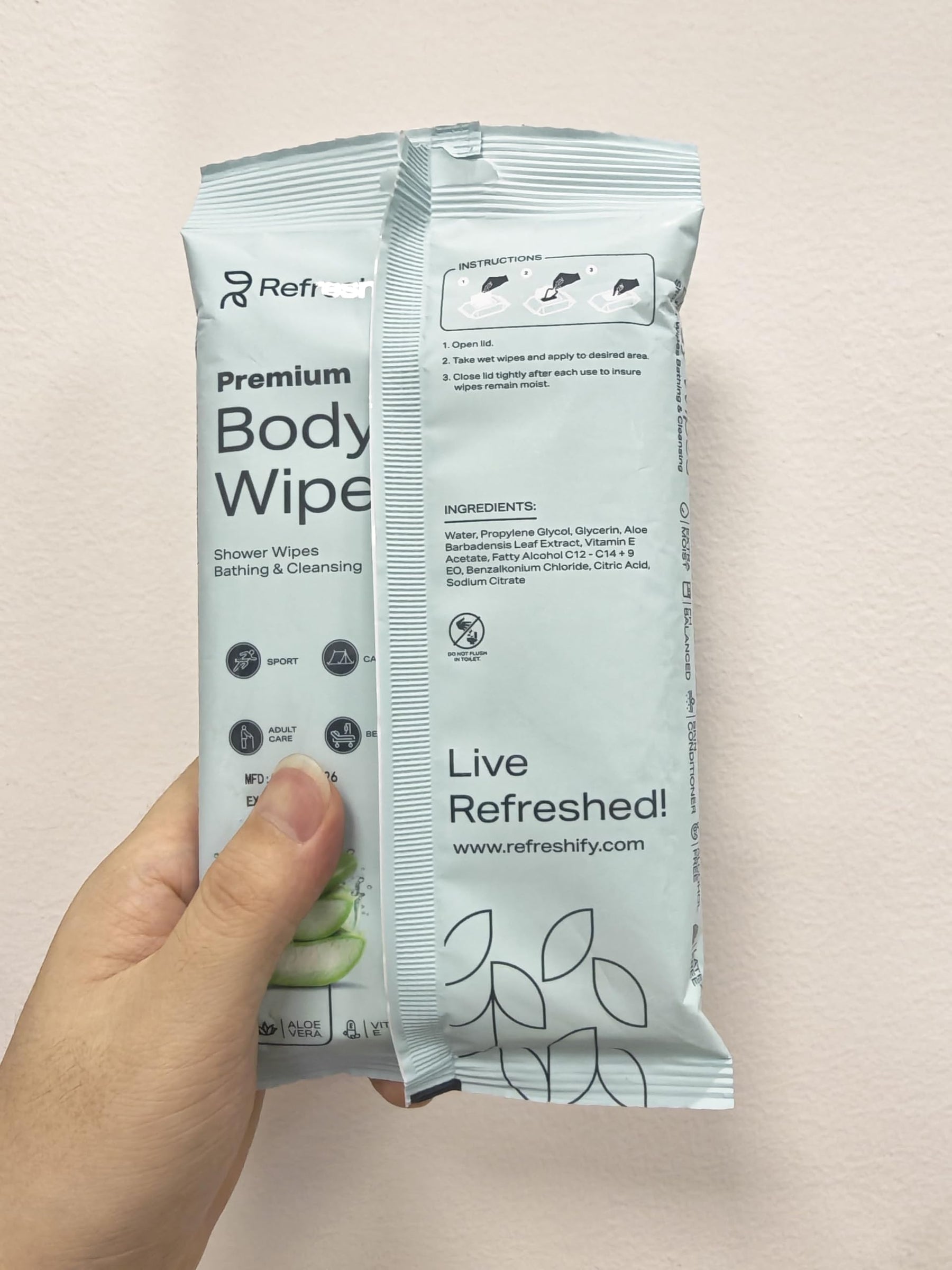 Antiseptic Bathing Wipes