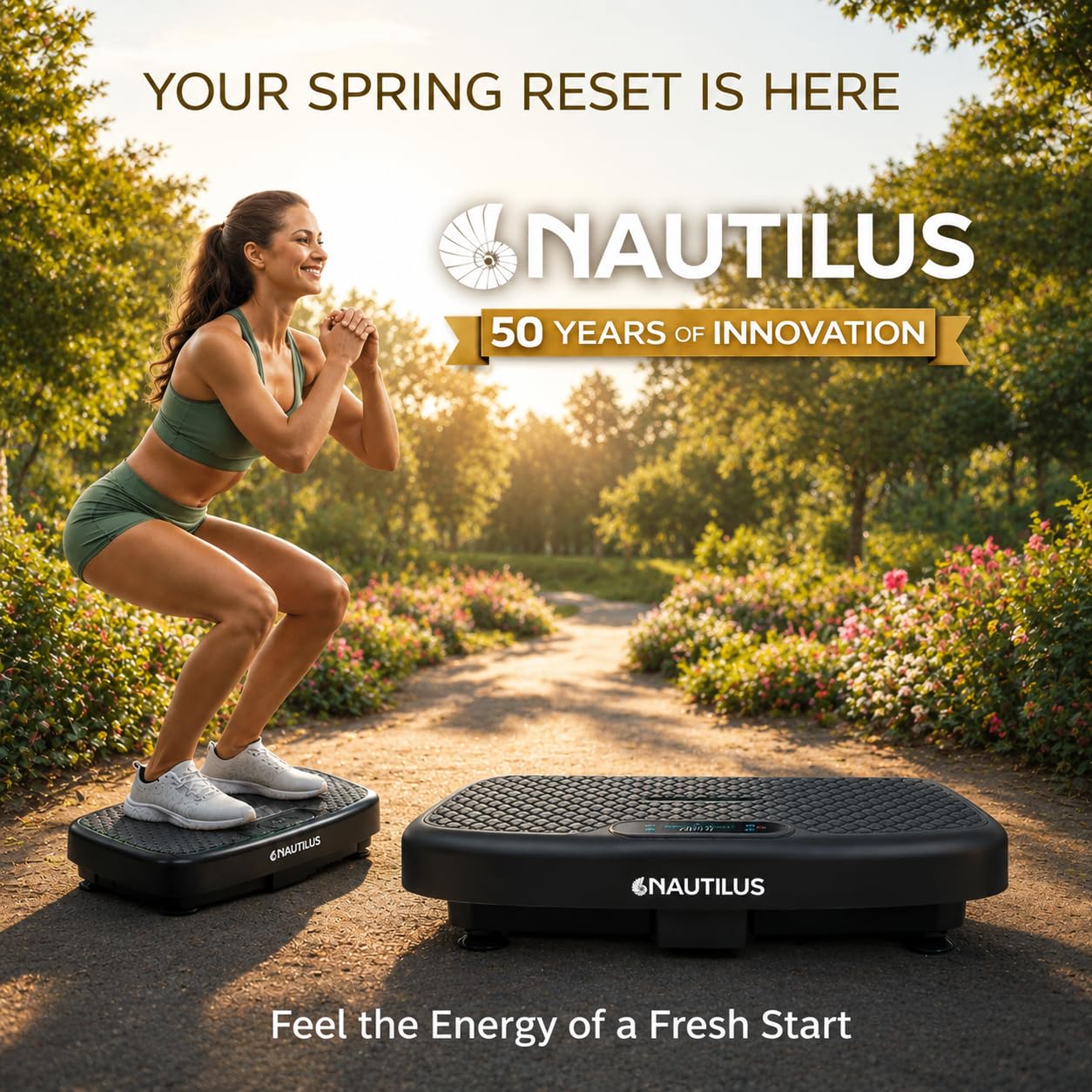 Vibration Plate Exercise Machine