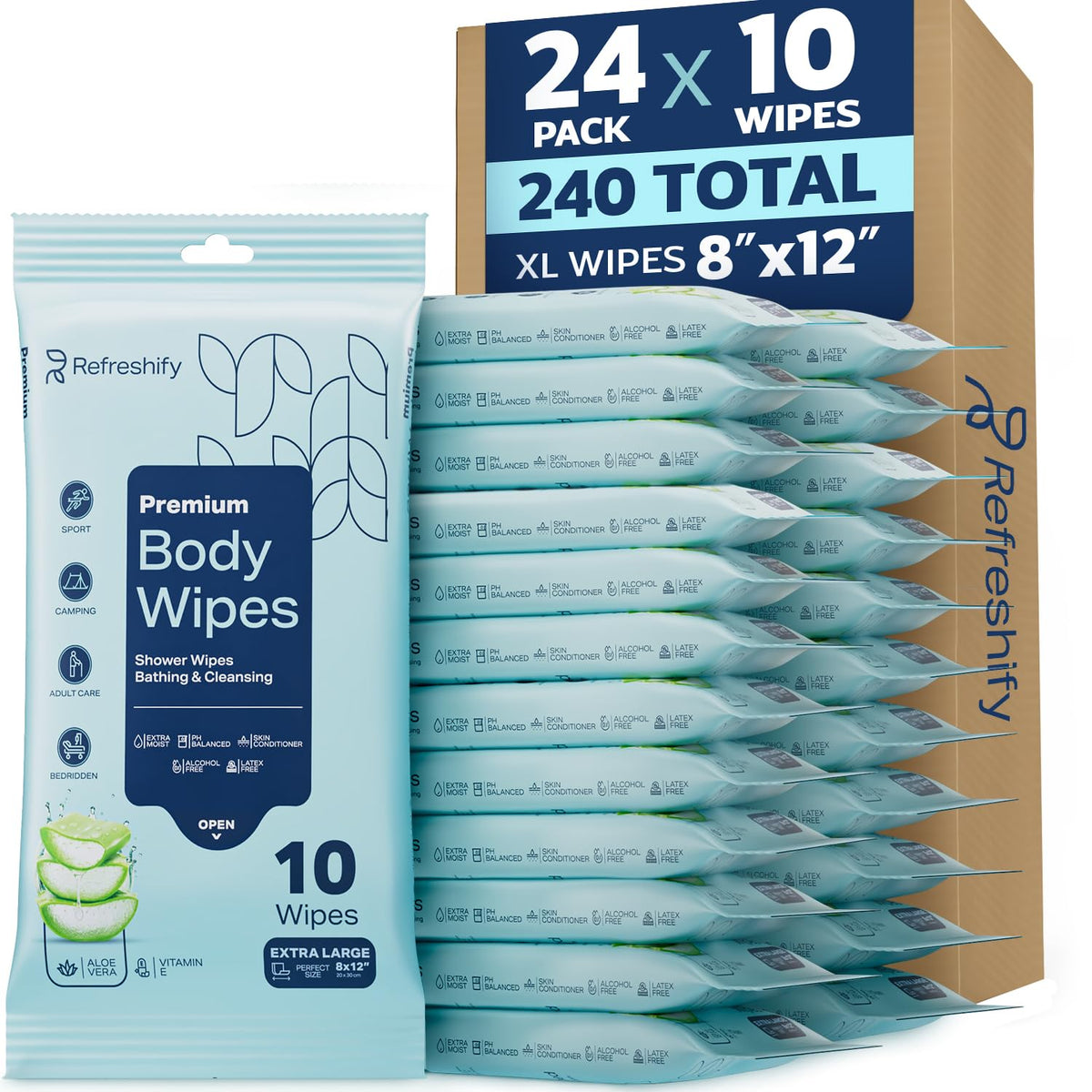 Antiseptic Bathing Wipes