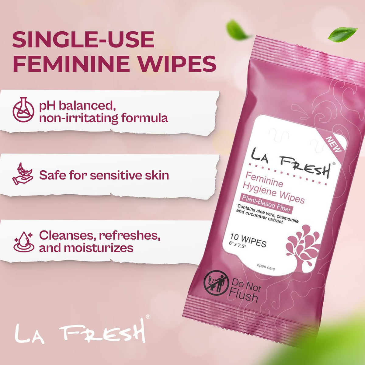 Feminine Wipes with Aloe Vera