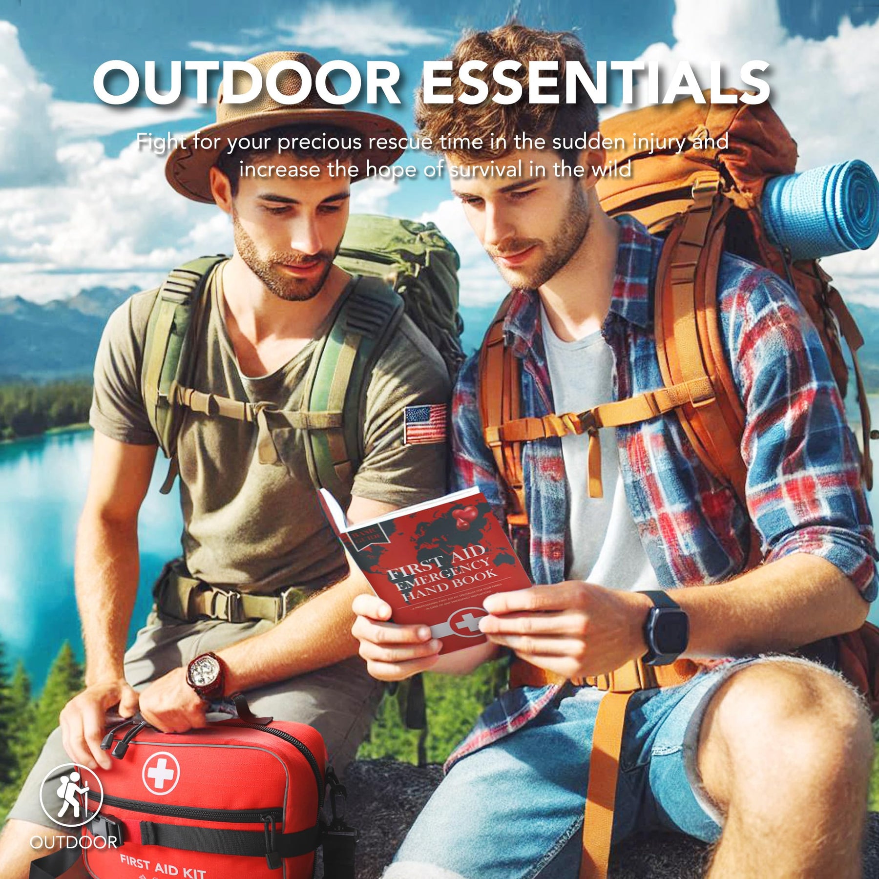 430-Piece Waterproof First Aid Kit