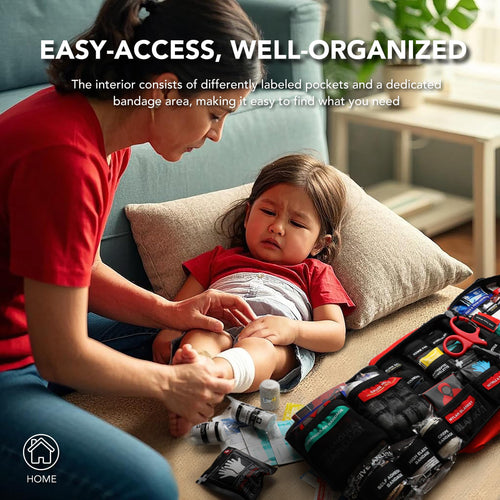 430-Piece Waterproof First Aid Kit