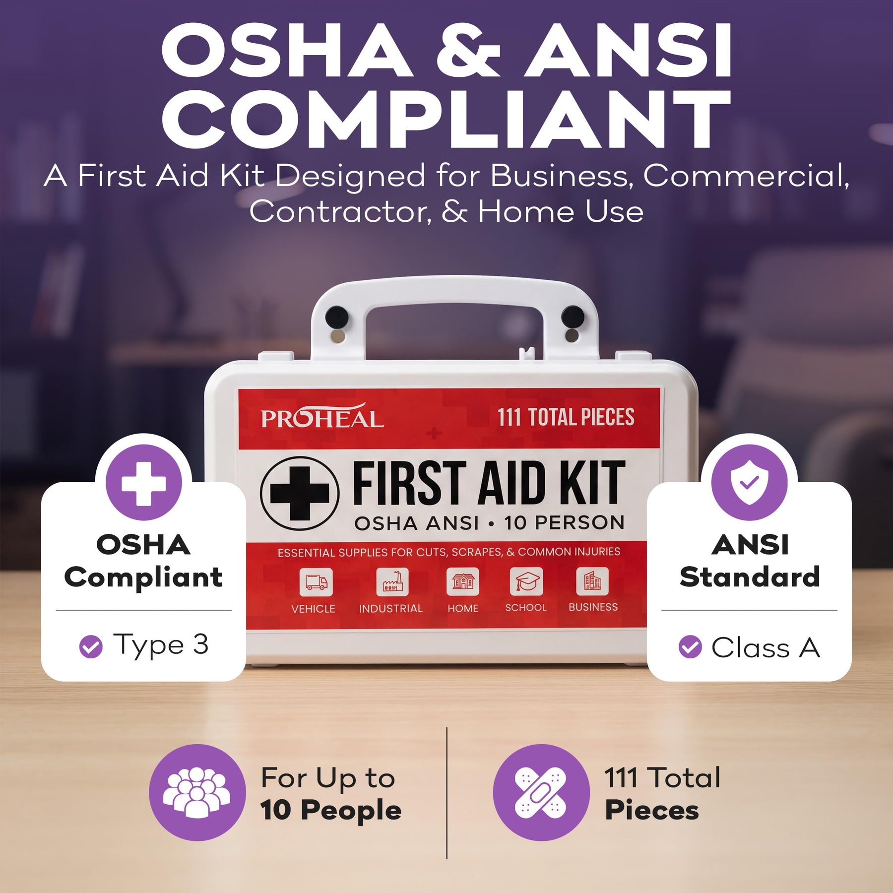 OSHA Compliant First Aid Kit
