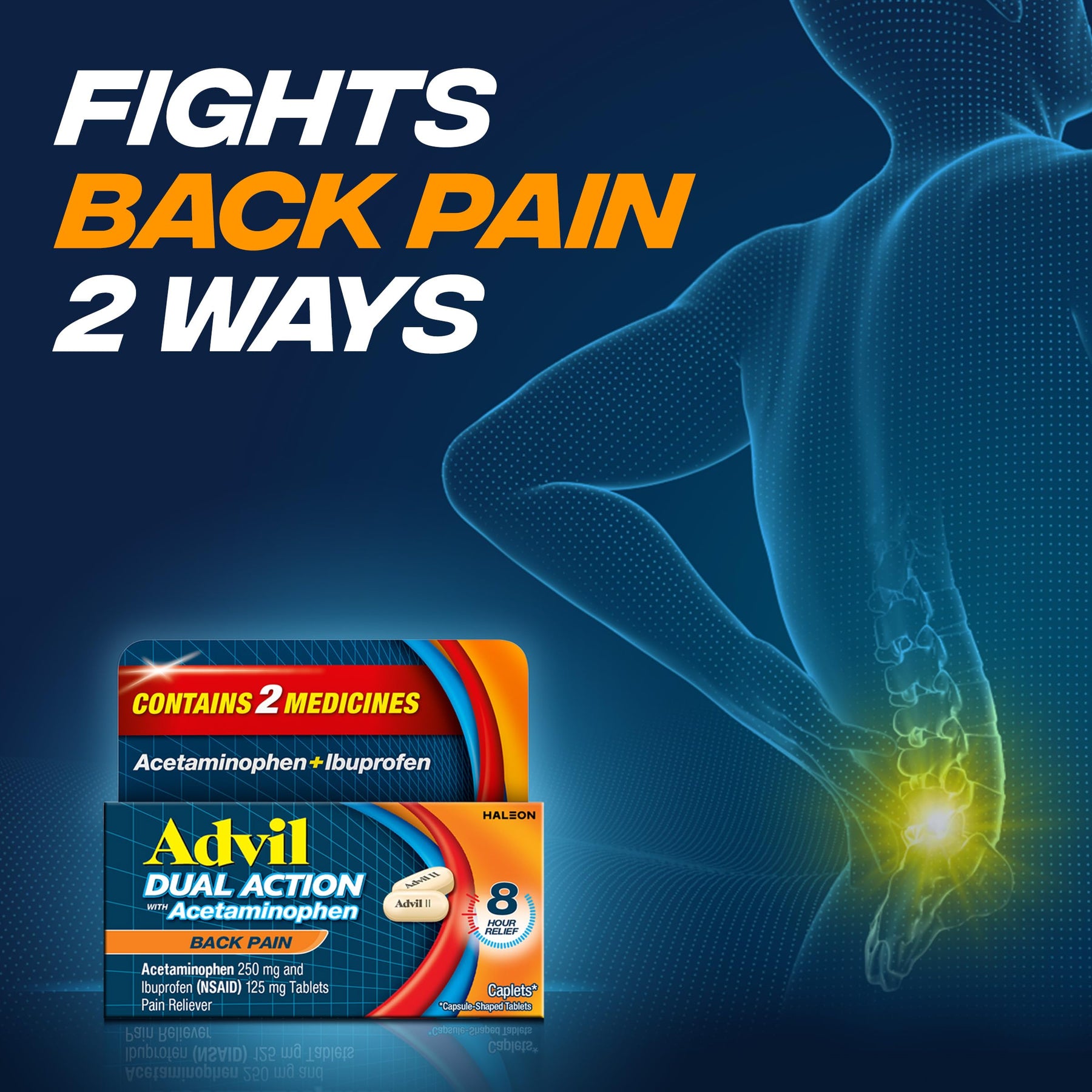 Advil Dual Action Coated