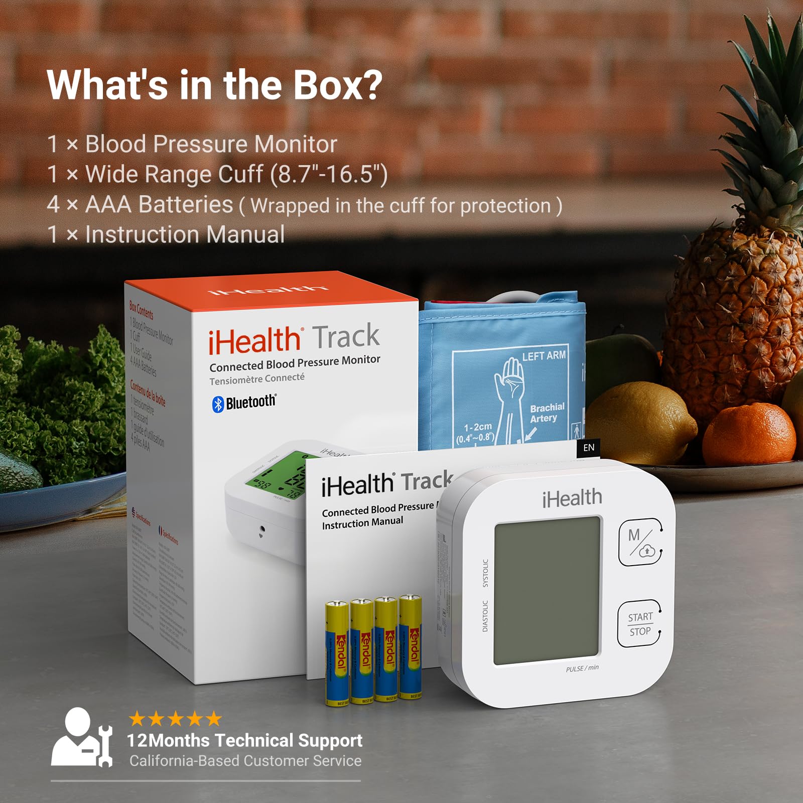 Smart Upper Arm Blood Pressure Monitor