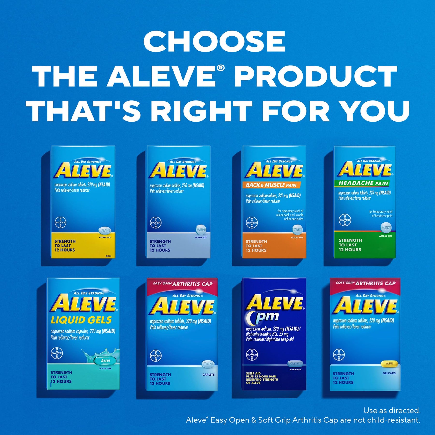 Naproxen Pain Relief Caplets